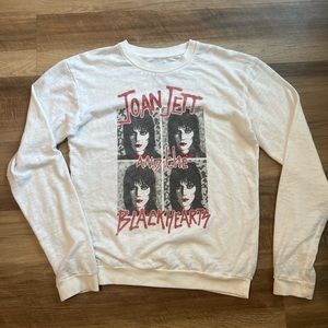 Joan Jett and the Blackhearts White Sweater